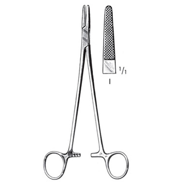  Needle Holders With Carbide Tips & Handle